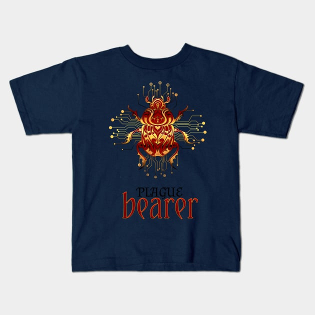 Logo for Plague Bearer Kids T-Shirt by Viktor